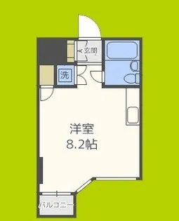 ライオンズマンション南方【4階】の間取り