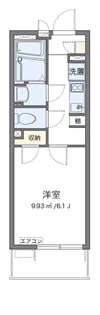 クレイノのぞみII【3階】の間取り