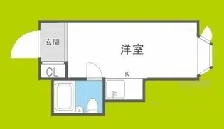 エステマール鶴橋一号館【2階】の間取り