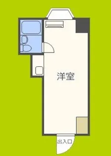エステマール鶴橋一号館【8階】の間取り