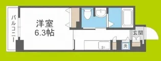CITY SPIRE靭公園【4階】の間取り