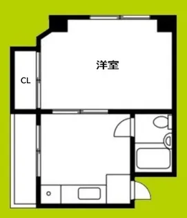 御崎ハイツ【4階】の間取り