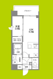 シーズンフラッツ新大阪SOUTH【10階】の間取り
