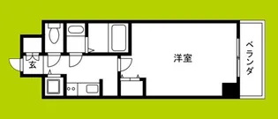 スワンズシティ堂島川【7階】の間取り