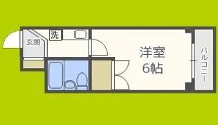 アーバンスクエア佃【4階】の間取り