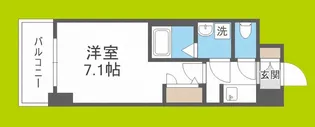 S-RESIDENCE大阪九条NORTH【5階】の間取り