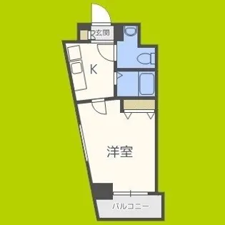 ラナップスクエア中之島公園【2階】の間取り