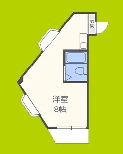 ラパンジール今宮【2階】の間取り