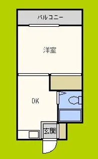 ラパンジール大国Ⅲ【7階】の間取り