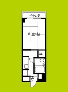 ハイツ篠崎【1階】の間取り