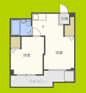 アメニティー新高一番館【5階】の間取り