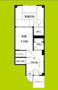 Mハイツ【1階】の間取り
