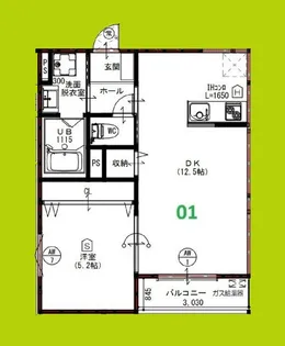 TEKO宮之阪【2階】の間取り