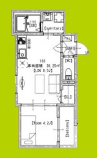 センショウトラストII【2階】の間取り