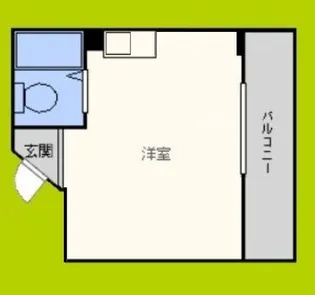 ビジタル浪速3【8階】の間取り