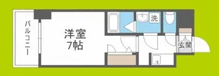 S-RESIDENCE大阪九条North【8階】の間取り
