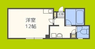 クレアジオーネ中之島西【4階】の間取り