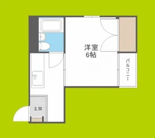 ジョイフルハイツ小谷【4階】の間取り