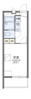 レオパレス新森【2階】の間取り