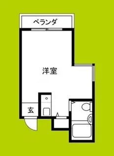 ベルメゾン豊新II【4階】の間取り