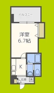 Luxeドーム前I【2階】の間取り