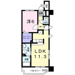メゾンドファミーユ鶴見緑地公園【1階】の間取り