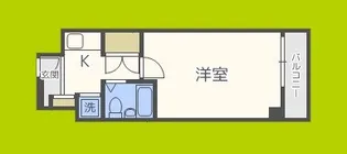 エルデ大手前【8階】の間取り