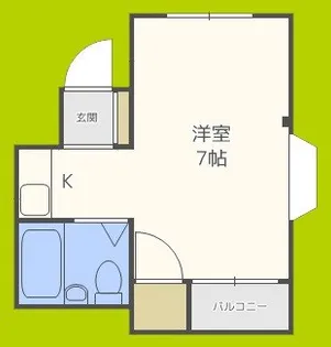 信和マンション【4階】の間取り