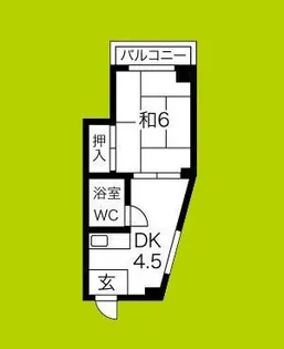 豊里丸富マンション【3階】の間取り