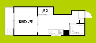 メゾンパルビス【2階】の間取り