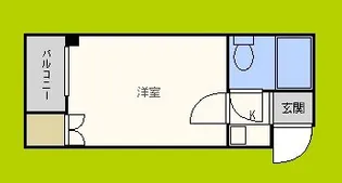ケアンズクラブ帝塚山【5階】の間取り