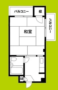 ワンプレイス平野南【2階】の間取り