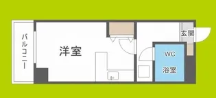 ダイアパレス塚本II番館【6階】の間取り