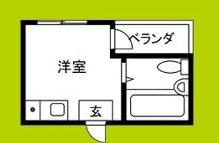 セラヴィ平野上町【1階】の間取り