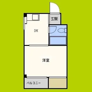 メイゾン太子橋【2階】の間取り