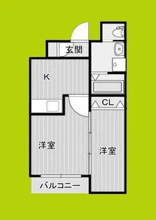 カーサフォルトナート羽曳野I【3階】の間取り