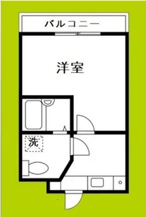 コスモハイツ【1階】の間取り
