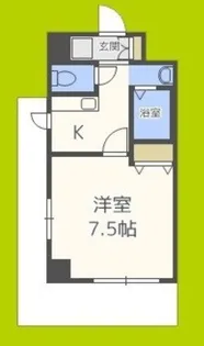 M’プラザ住吉公園弐番館【7階】の間取り