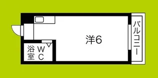 オーシャン今里【4階】の間取り