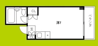 メゾン西淡路【3階】の間取り