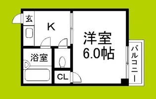 メゾンホワイティ【3階】の間取り