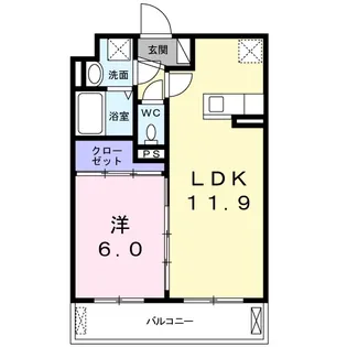 クレール K【3階】の間取り