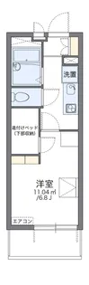 レオパレスコウド【1階】の間取り