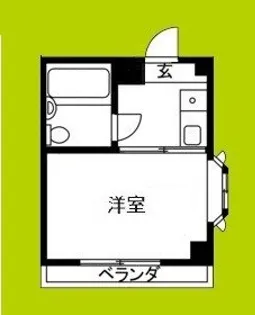エクラ深江橋【2階】の間取り