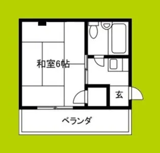 メイプルリーフ天神ノ森【6階】の間取り