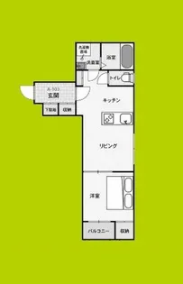SUN生A号棟【1階】の間取り