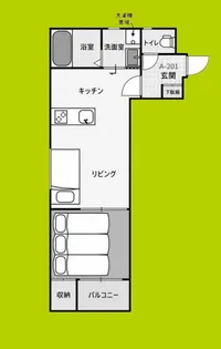 SUN生A号棟【2階】の間取り