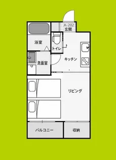 SUN生A号棟【2階】の間取り
