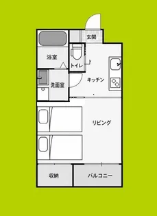 SUN生A号棟【2階】の間取り