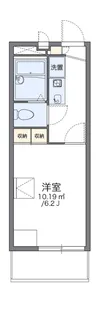 レオパレス上住吉【3階】の間取り